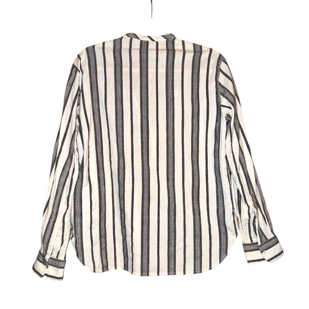 VANESSA BRUNO Blue Stripe 100% Cotton Button-Up Shirt EU 38 US Size M/6 - Picture 10 of 14